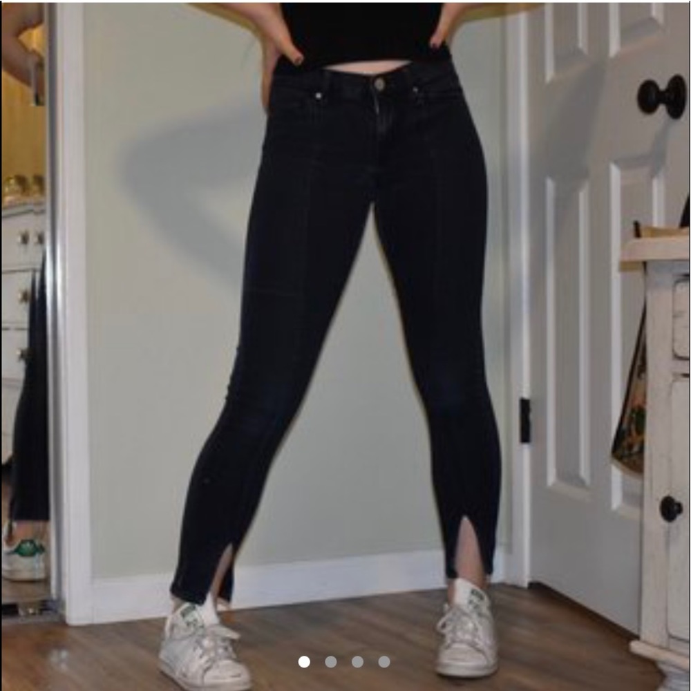 urban outfitters black jeans!